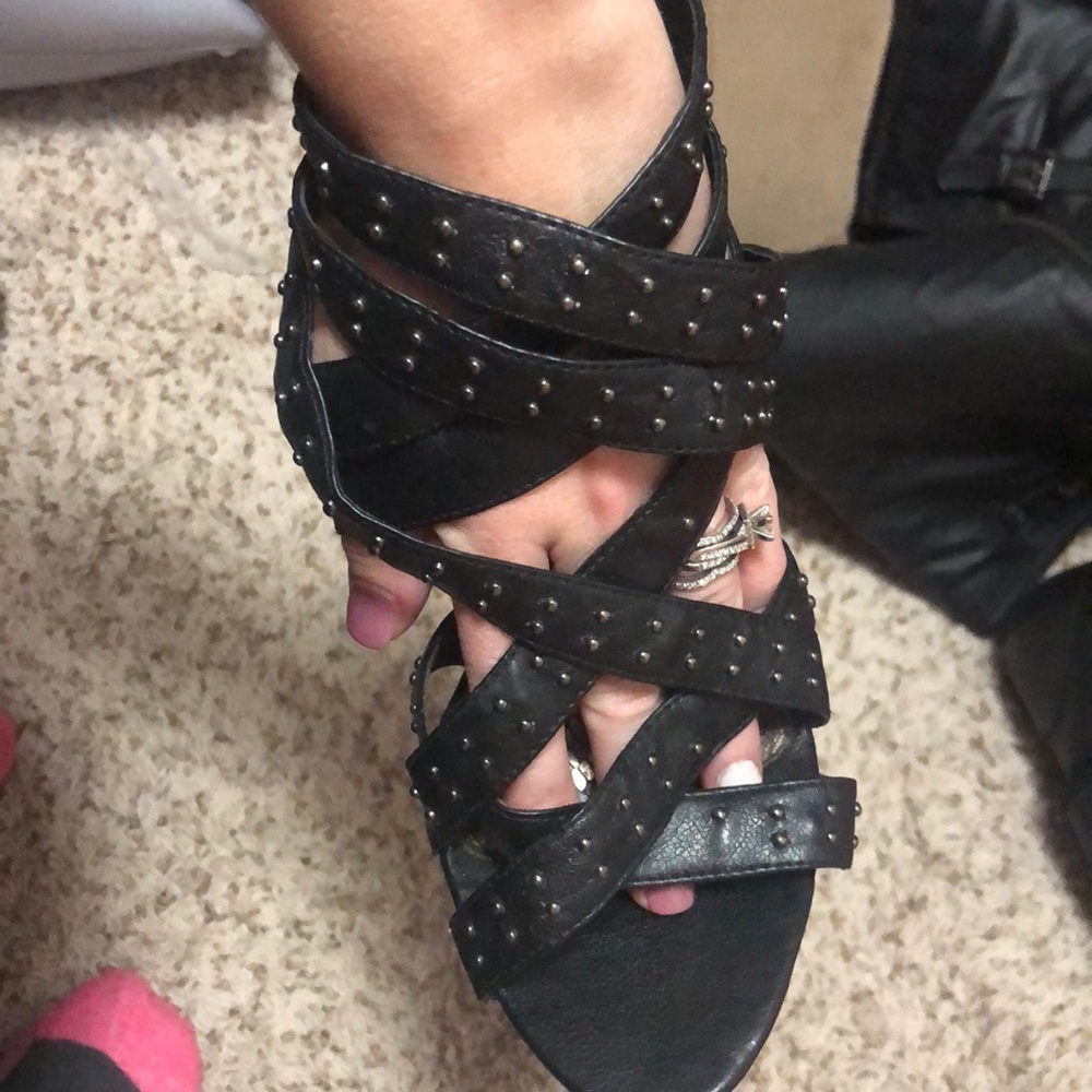 Black heels